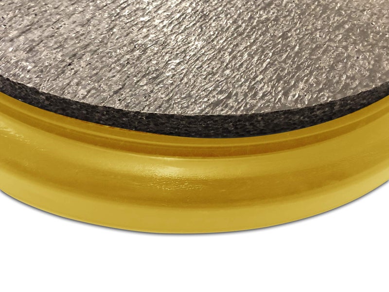 BUCKET PROS Yellow Padded Bucket Lid Yellow Frame/Black Pad by Bucket Lidz - Image 3